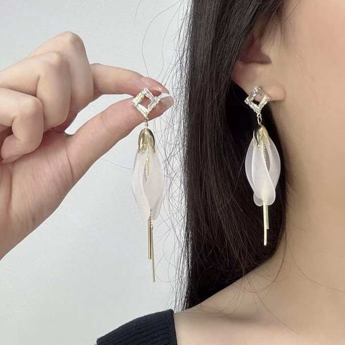 Feather Tassel Earrings