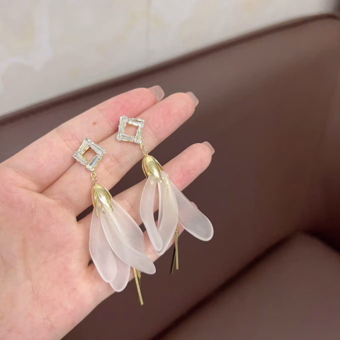 Feather Tassel Earrings